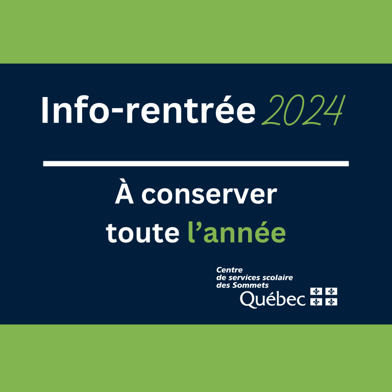 Info-rentrée 2024-2025 : pour tout savoir sur la rentrée!