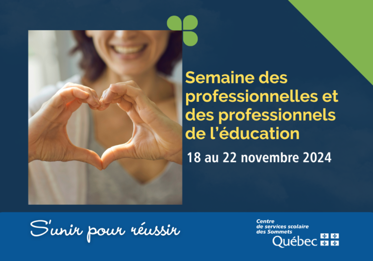 Semaine des professionnelles et des professionnels de l’éducation